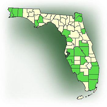 Distribution map for Long-lipped Ladies Tresses (Spiranthes longilabris)