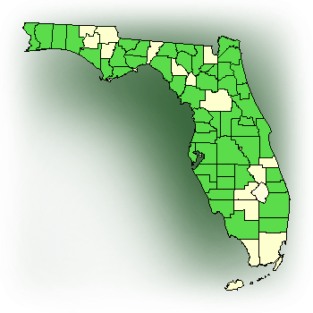 Distribution map for Grass-leaved Ladies' Tresses (Spiranthes praecox)